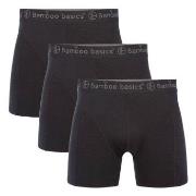 Bamboo basics 3P Rico Boxers Svart Small Herre
