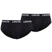 Levis 2P Base Brief Svart bomull Small Herre