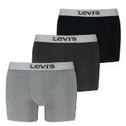 Levis 3P Logo Boxer Briefs Grå/Svart bomull Medium Herre