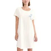 Triumph Nightdress Short Sleeve Offwhite bomull 48 Dame