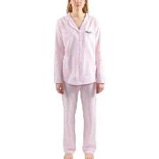 Esprit Calista Flannel Pyjamas Set Hvit/Rosa bomull 44 Dame