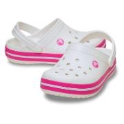 Crocs Crocband Clog Kids Rosa/Hvit US J2 (EU 33-34) Barn