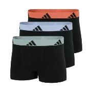 adidas 3P Active Flex Cotton Trunk Svart/Mint bomull Small Herre