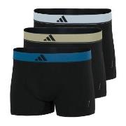 adidas 3P Active Micro Flex Trunk Svart/Blå polyester Large Herre