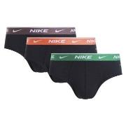 Nike 6P Everyday Essentials Cotton Stretch Hip Brief Oransje bomull Sm...