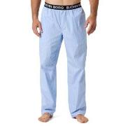 Björn Borg Core Woven Logo Pyjama Pants Lysblå bomull X-Large Herre