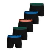 Björn Borg 5P Cotton Stretch Boxer 1719 Svart/Oransje bomull XX-Large ...