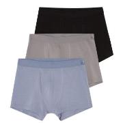Bread and Boxers Boxer Briefs 3P Svart/Blå økologisk bomull Small Herr...