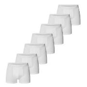 Bread and Boxers Organic Cotton Strecth Boxer 7P Hvit økologisk bomull...