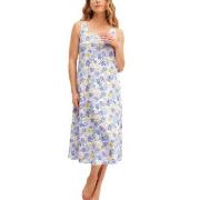 Calida Coastal Dreams Nightdress Hvit/Blå bomull Medium Dame
