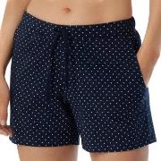 Schiesser Women Mix and Relax Shorts Prikket bomull 40 Dame