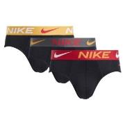 Nike 6P Dri-Fit Essential Micro Hip Brief Svart/Gul polyester Small He...