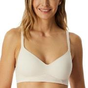 Schiesser BH Unique Cotton Soft Bra Krem bomull C 85 Dame