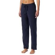 Schiesser Mix and Relax Long Cotton Pants Mørkblå bomull 44 Dame