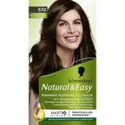 Schwarzkopf Natural & Easy 570 Mellanbrun