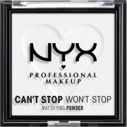 NYX Professional Makeup Can’t Stop Won’t Stop Mattifying Powder Bright...