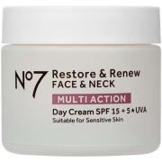 Restore & Renew Multi Action Day Cream, 50 ml No7 Dagkrem