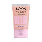 NYX Professional Makeup Bare With Me Blur Tint Foundation Light Ivory ...