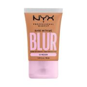 NYX Professional Makeup Bare With Me Blur Tint Foundation MEDIUM 10 - ...