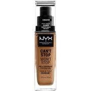 NYX Professional Makeup Can't Stop Won't Stop Foundation Cinnamon - 30...