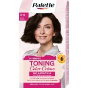 Schwarzkopf Palette Intensive Toning Color Crème 3-0 Black Brown - 1 p...