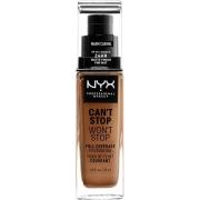 NYX Professional Makeup Can't Stop Won't Stop Foundation Warm carmel -...