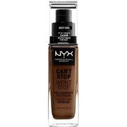 NYX Professional Makeup Can't Stop Won't Stop Foundation Deep cool - 3...