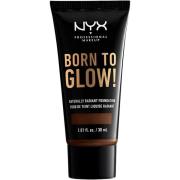 NYX Professional Makeup Born To Glow Naturally Radiant Foundation Warm...