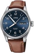 Oris Herreklokke 01 752 7760 4065-07 5 22 07LC Aviation Blå/Lær