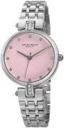 Akribos XXIV Dameklokke AK1085PK Crystal Rosa/Stål Ø32 mm