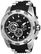 Invicta Herreklokke 25505 Speedway Sort/Stål Ø52 mm