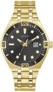 Guess Herreklokke GW0330G2 Sort/Gulltonet stål Ø42 mm