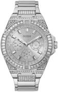 Guess Herreklokke GW0209G1 Zeus Sølvfarget/Stål Ø47 mm