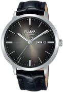 Pulsar Herreklokke PL4045X1 Sort/Lær Ø42 mm