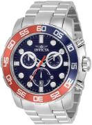 Invicta Herreklokke 33298 Pro Diver Blå/Stål Ø50 mm