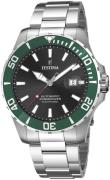 Festina Herreklokke F20531-2 Diver Sort/Stål Ø44 mm