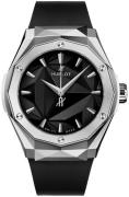 Hublot Herreklokke 550.NS.1800.RX.ORL19 Classic Fusion Sort/Gummi