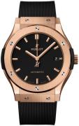 Hublot Herreklokke 511.OX.1181.RX Classic Fusion Sort/Gummi Ø45 mm