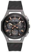 Bulova Herreklokke 98A162 Skjelettkuttet/Gummi Ø44 mm