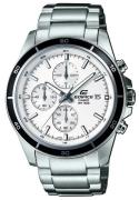 Casio Herreklokke EFR-526D-7AVUEF Edifice Hvit/Stål Ø43.8 mm