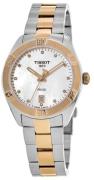 Tissot Dameklokke T101.910.22.116.00 Pr 100 Hvit/Rose-gulltonet stål