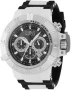 Invicta Herreklokke 38995 Subaqua Sort/Plast Ø50 mm