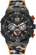 Guess Herreklokke GW0264G2 Sort/Gummi Ø49 mm