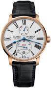 Ulysse Nardin Herreklokke 1182-310-40 Marine Collection Hvit/Lær