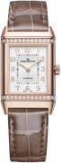 Jaeger LeCoultre Dameklokke 2572570 Reverso Classic Hvit/Lær