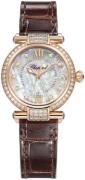 Chopard Dameklokke 384319-5010 Imperiale Hvit/Lær Ø29 mm