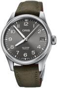 Oris Herreklokke 01 751 7761 4063-07 3 20 03LC Aviation Grå/Lær