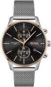 Hugo Boss Herreklokke 1513805 Sort/Stål Ø42 mm