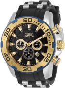 Invicta Herreklokke 30765 Pro Diver Sort/Stål Ø50 mm