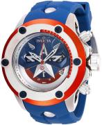 Invicta Herreklokke 28420 Marvel Flerfarget/Gummi Ø52 mm